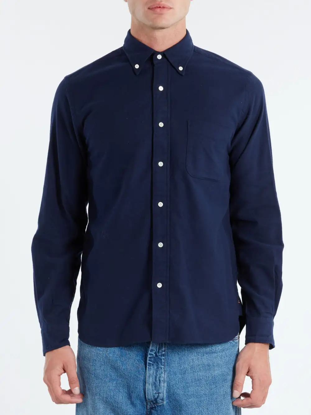 Men's Flannel Button Front Shirt