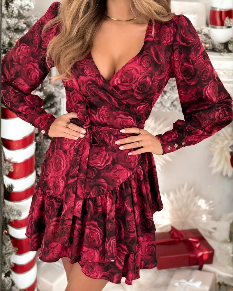 Easy Fit V-Neck Mini Dress