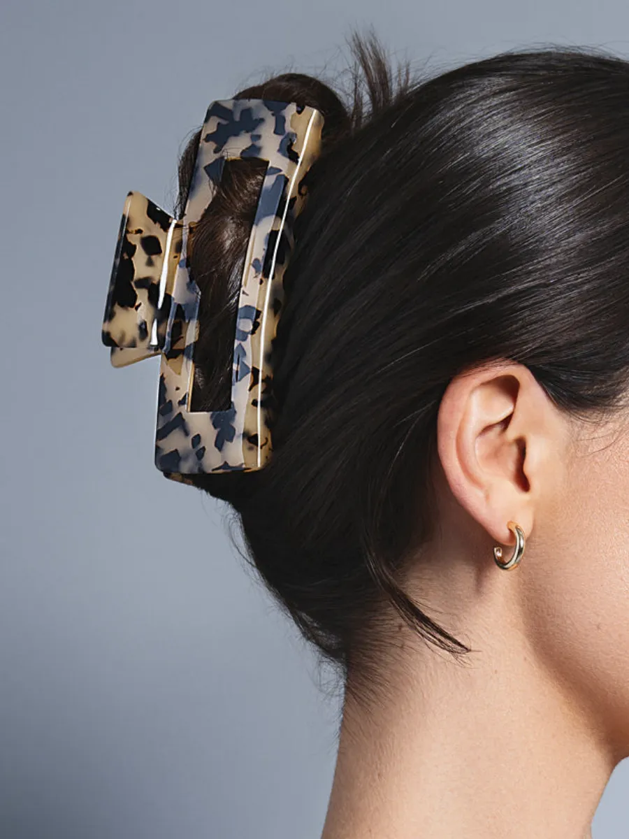 Tortoiseshell Geometric Hair Claw