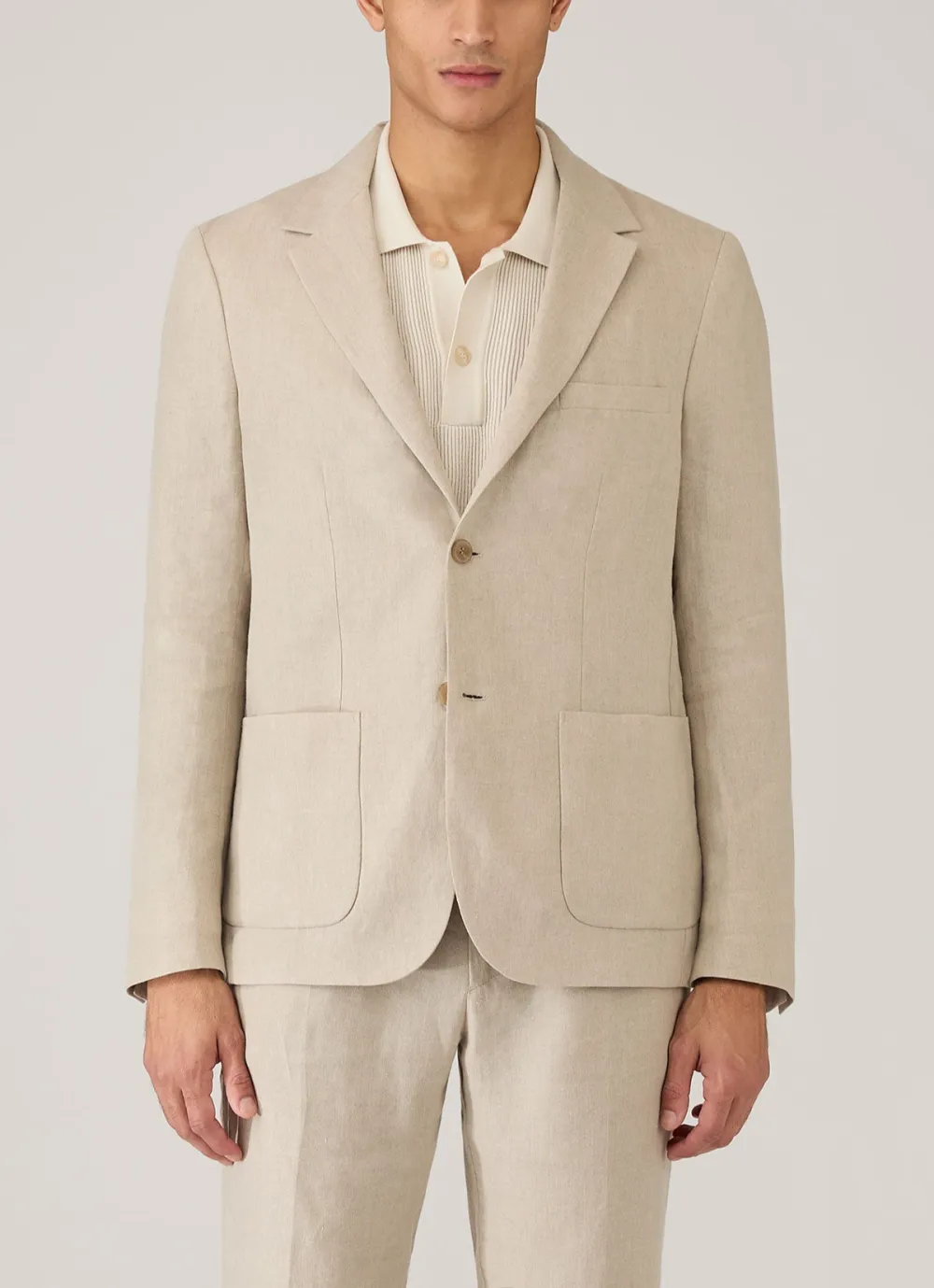 Lightweight Unlined Linen Blazer