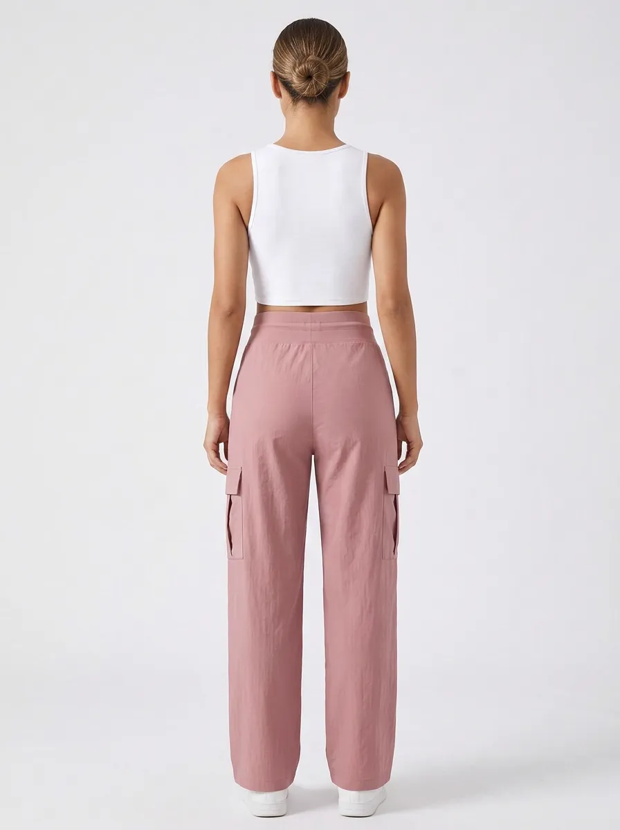 Everyday Drawstring Casual Breathable Cargo Pants