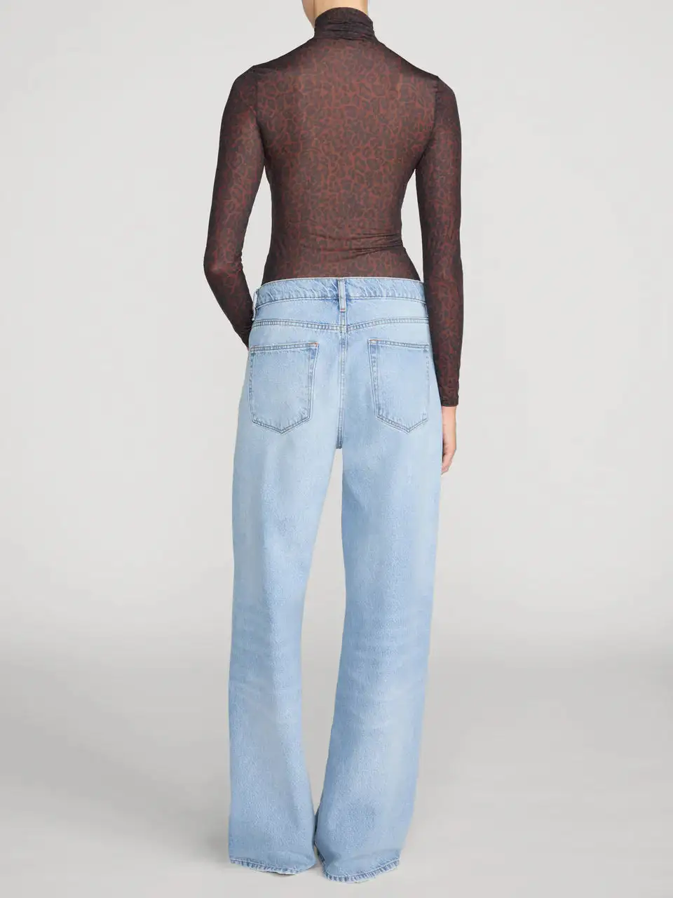Fitted Turtleneck Blouse