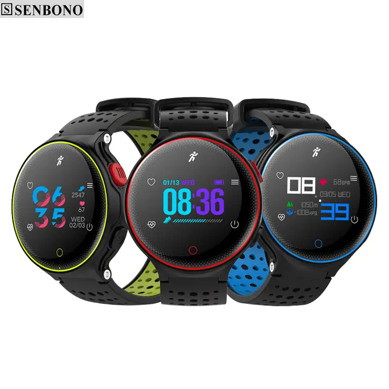 Waterproof Swimming Heart Rate Blood Pressure Sleep Monitor Wristwatch