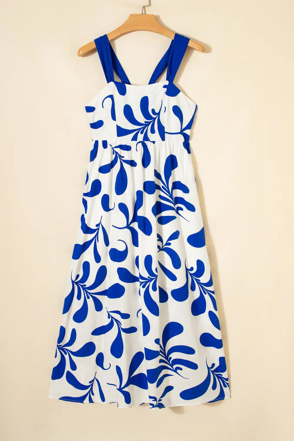 Floral Printed Sleeveless Dress Casual