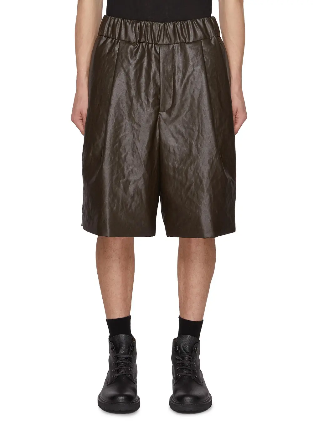 Casual Loose Breathable Dark Green Shorts