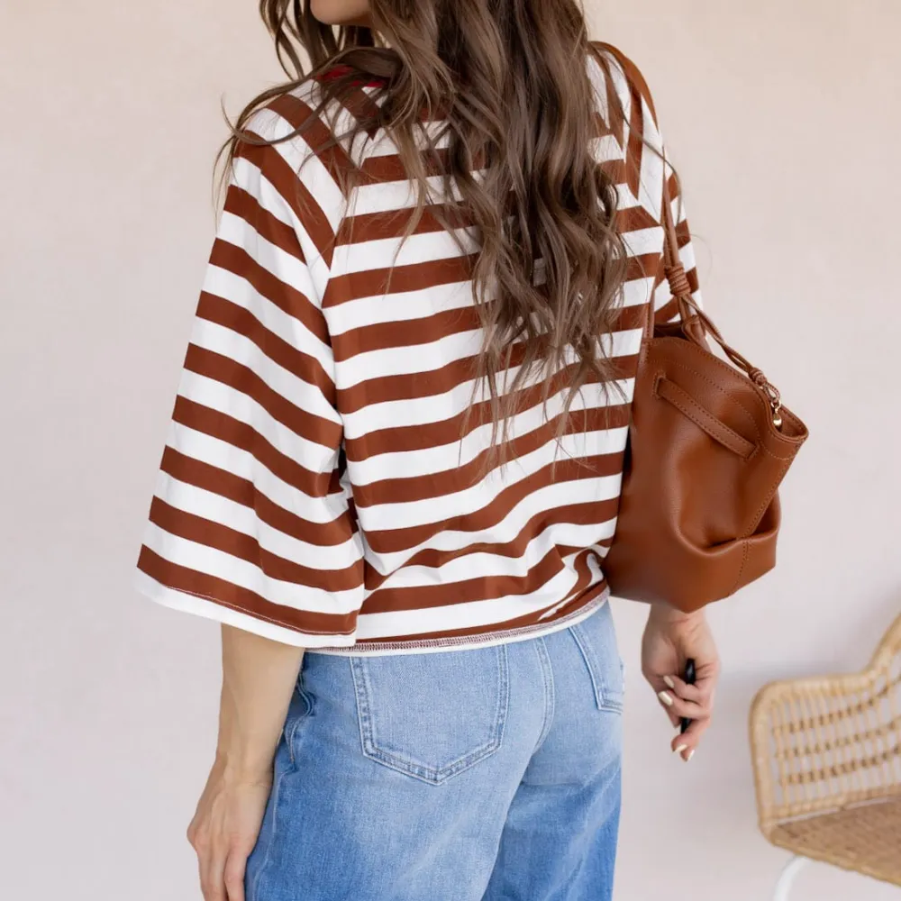 Cozy Striped Cozy T-Shirts
