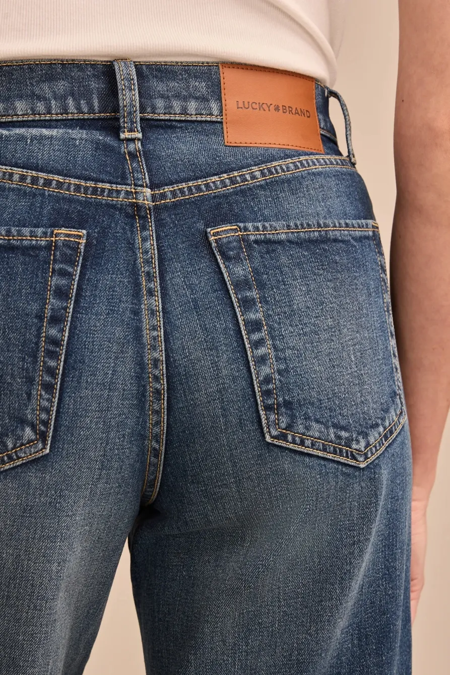 Casual Style High Leg Rise Wide Leg