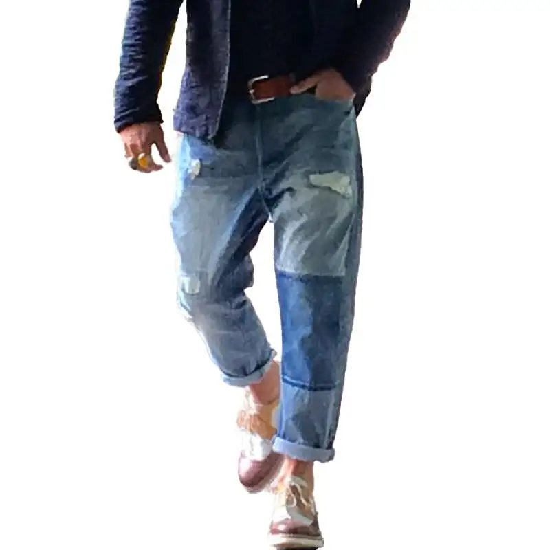 Washed Straight Pants