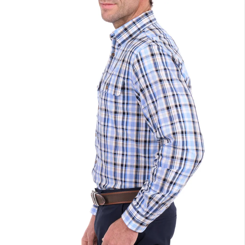 Men's Modern Pocket Long Sleeve Shirt