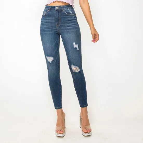 Skinny Distressed Pants