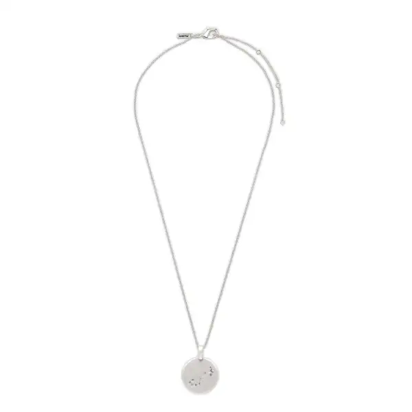 Soft Matte Crystal Coin Necklace