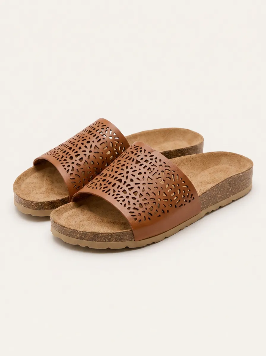 Everyday S Geometric Laser-cut Cork Slides