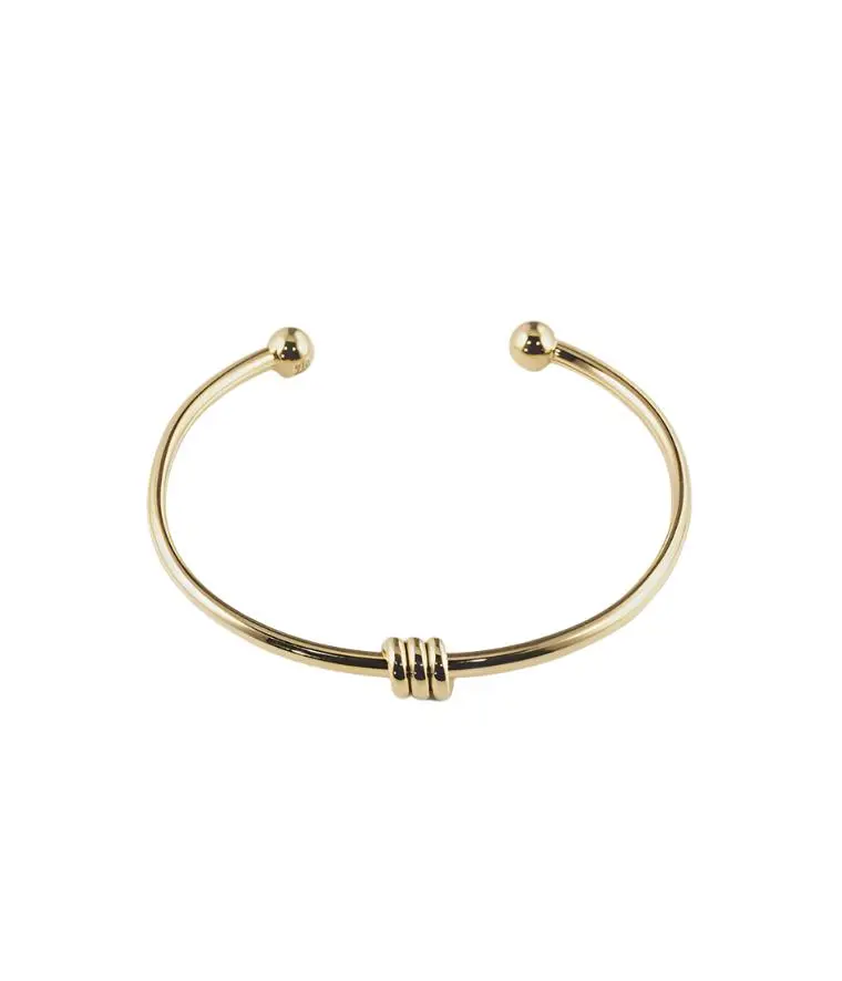 Twisted Knot Flexible Bangle