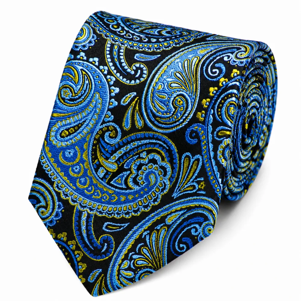 Contemporary Silk Paisley Men's Necktie