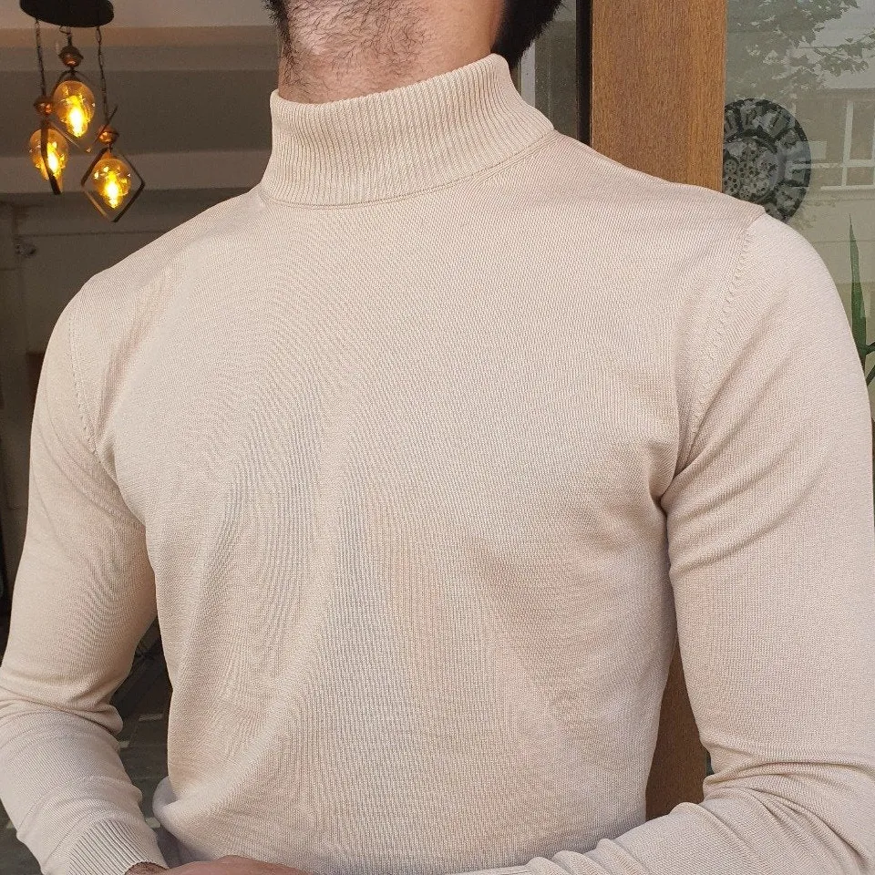 Classic Long Sleeve Slim Fit Knit Sweater