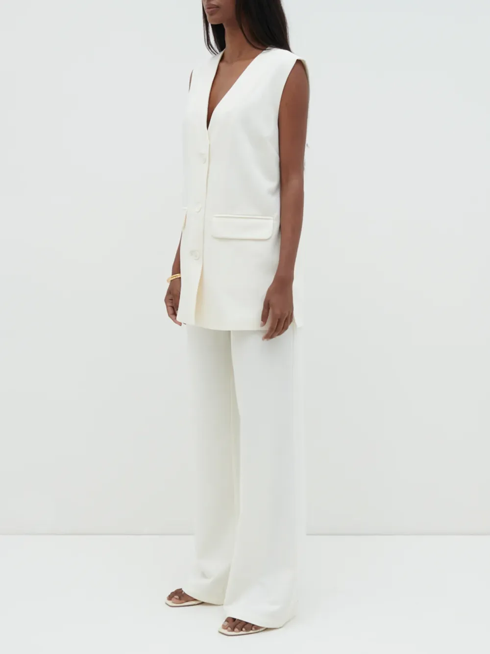 Casual Style Sleeveless Waistcoat