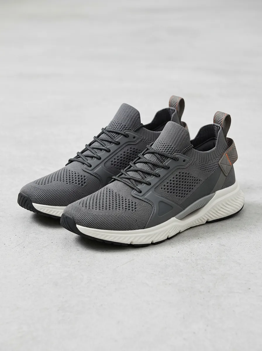 Men's Breathable Knit Mesh Athletic Sneakers