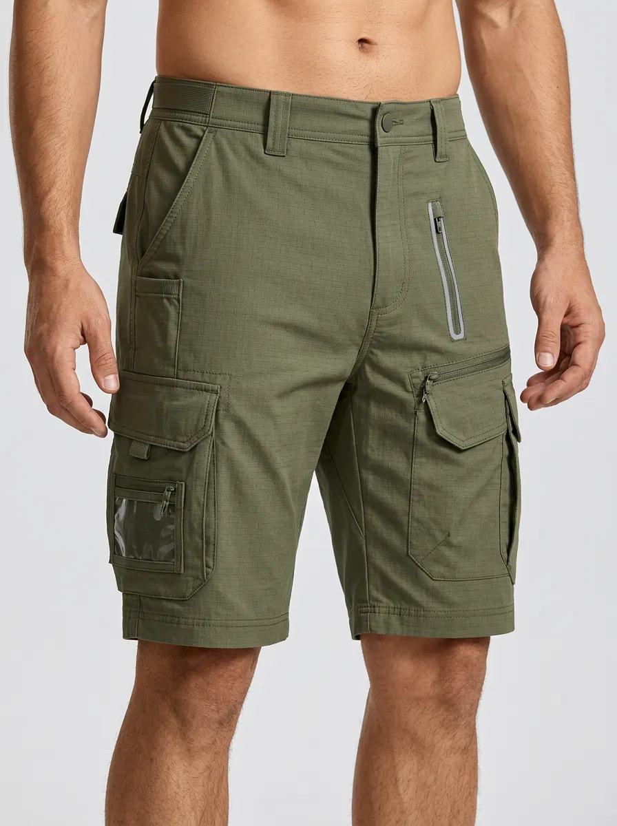 Men's Outdoor Tactical Multi-Pocket Cargo Shorts
