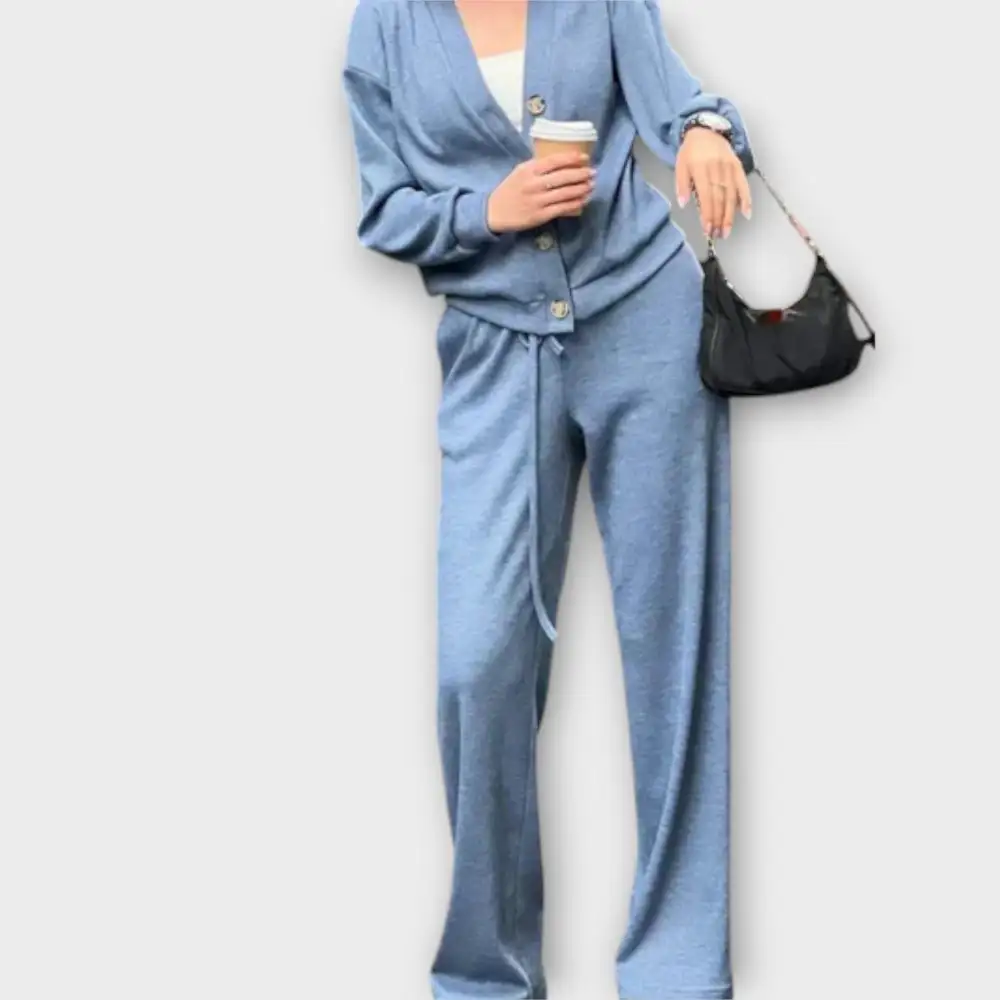 Trouser Cardigan Coordinated Matching Set