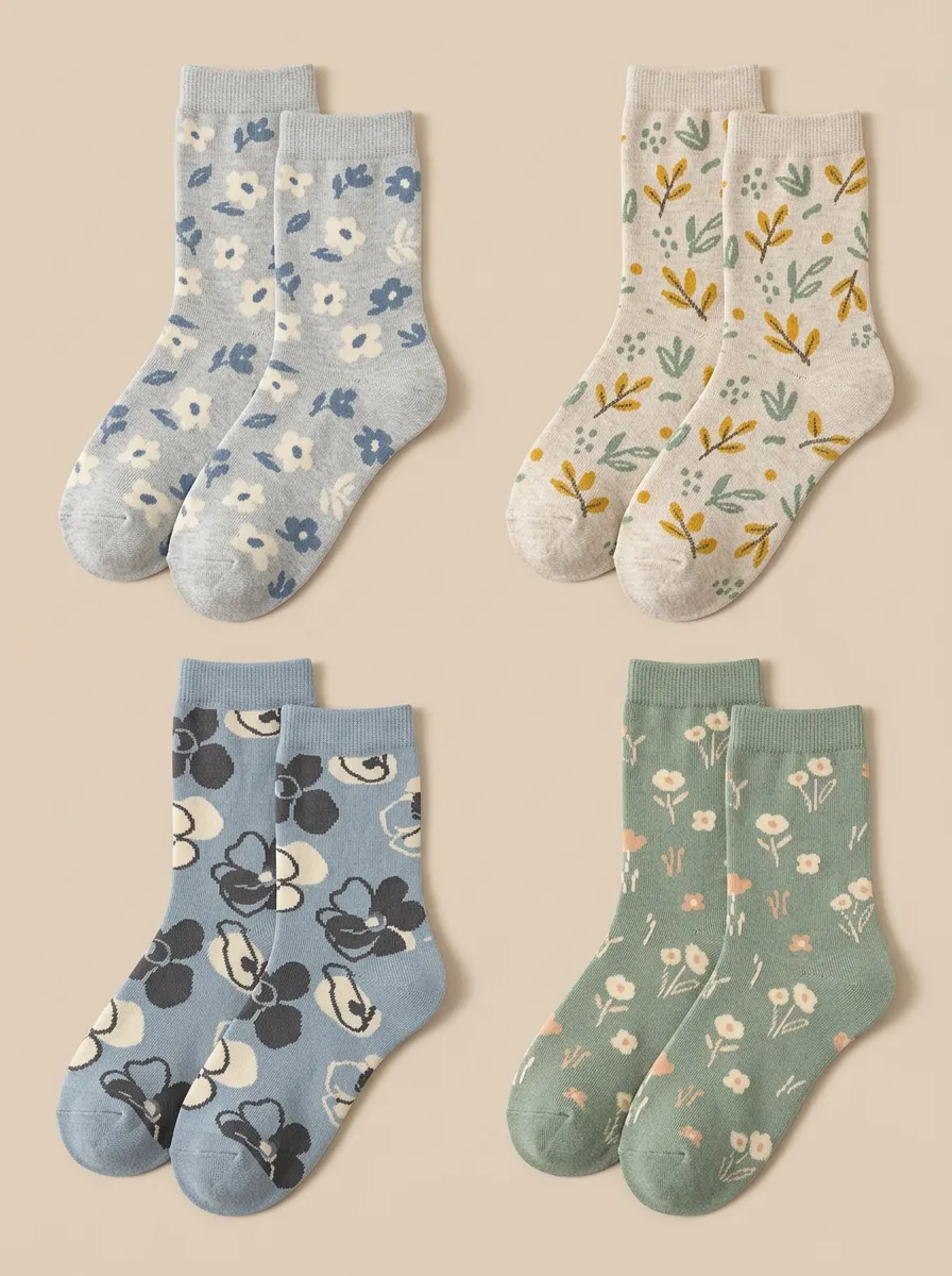 Women's Botanical Garden Crew Sock Set