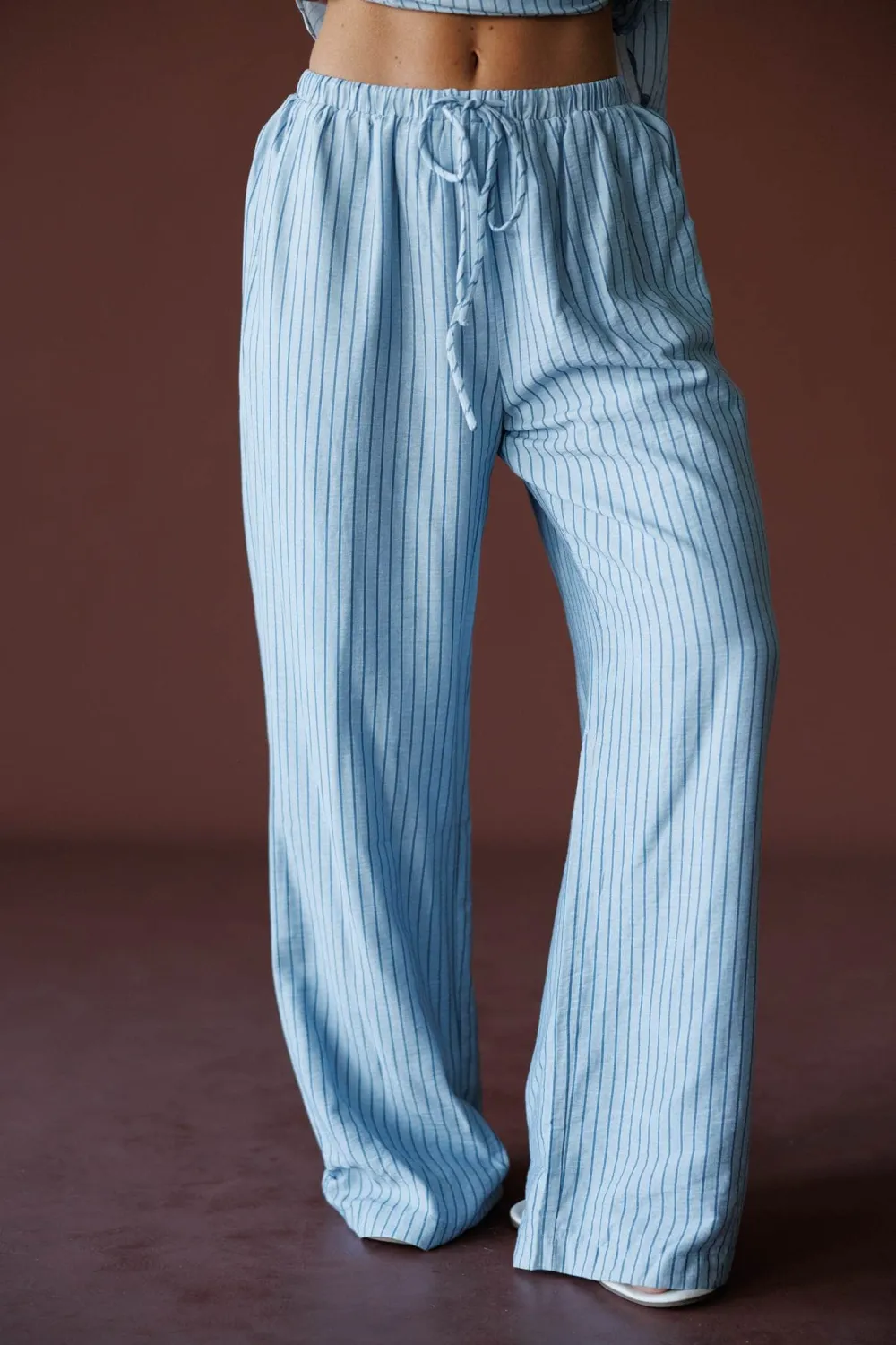 Striped Easy-Wear Versatile Pants