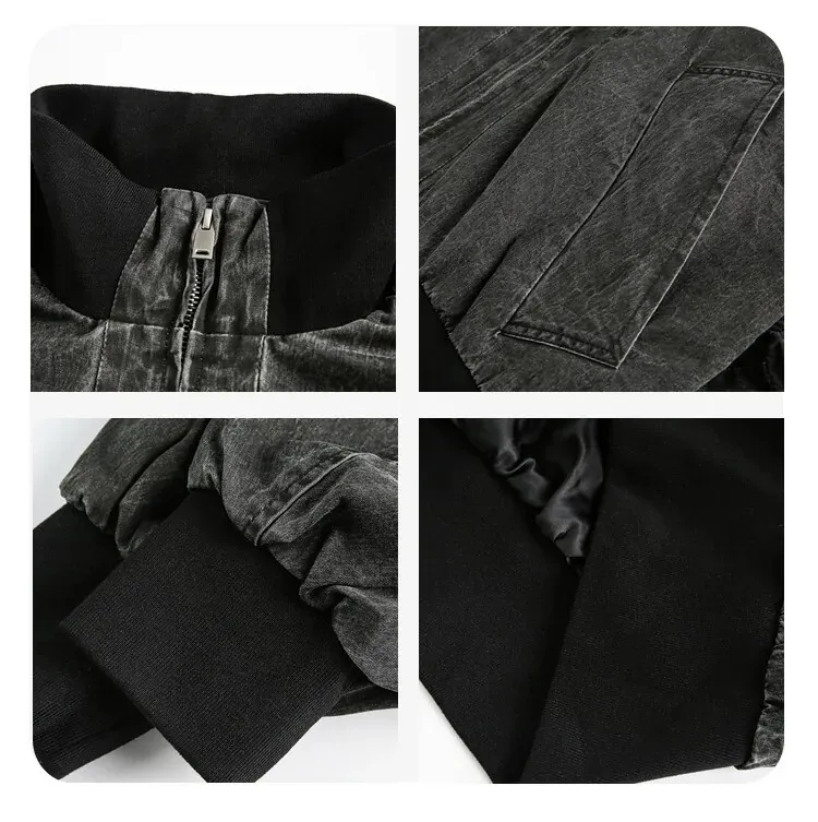 Casual Edgy Bomber Jacket