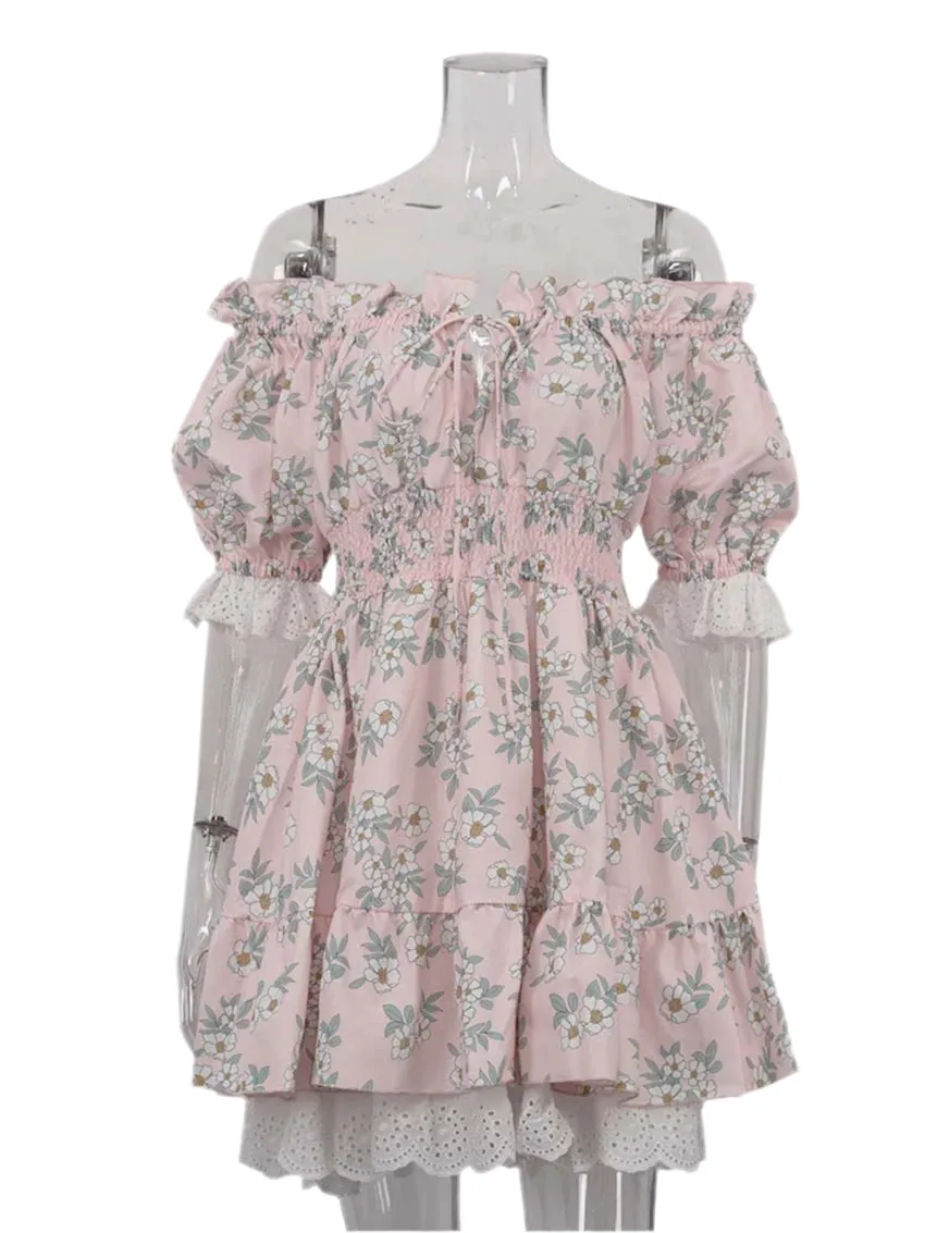 Modern Puff Sleeve Mini Dress