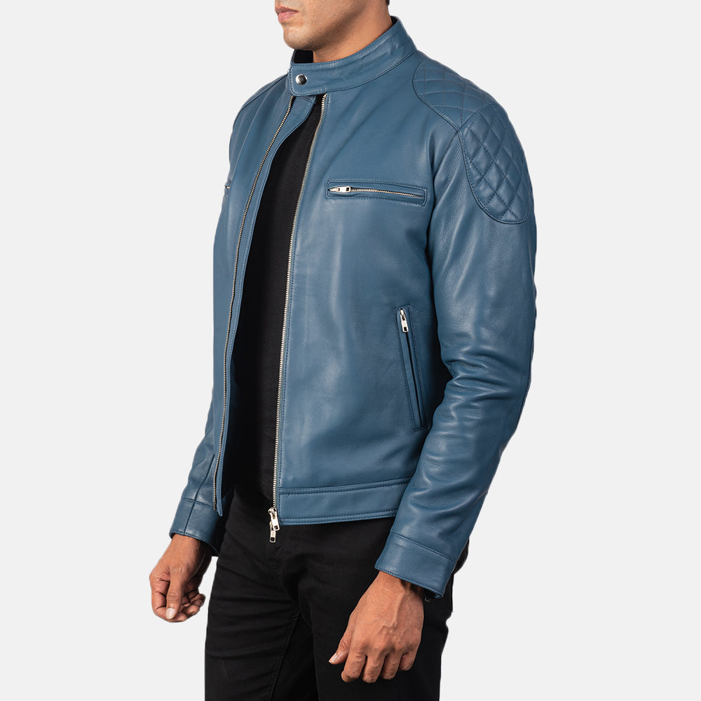 Men's Casual Biker Leather Jacket