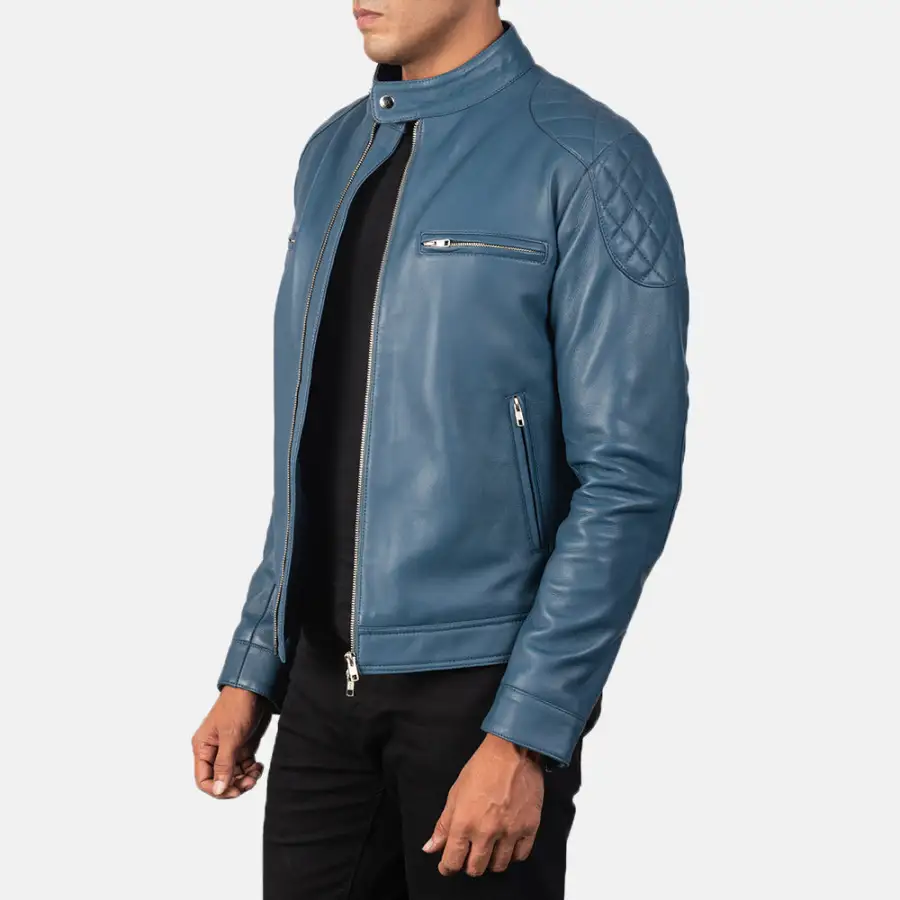 Men's Casual Biker Leather Jacket