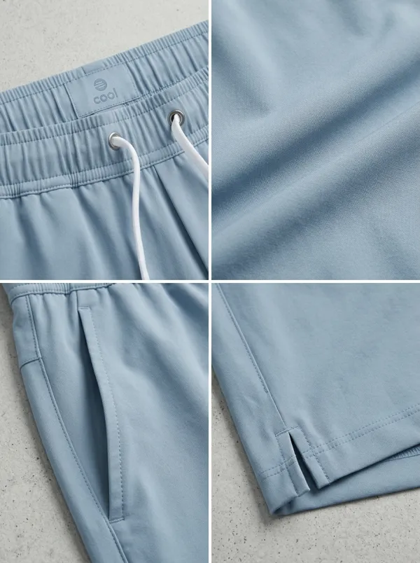 Classic Ice-Silk Stretch Drawstring Shorts