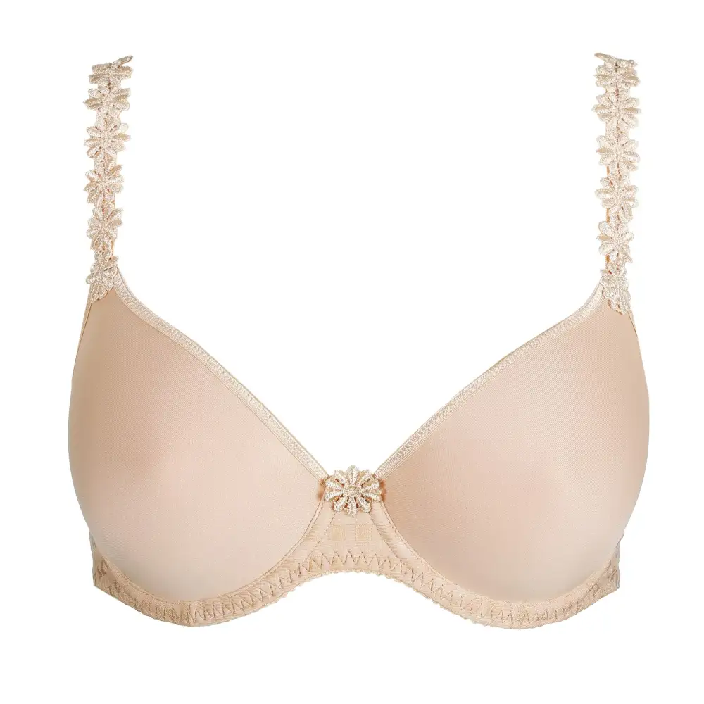 Women's Underwire Spacer Molded Leotard Back Adjustable Straps Natural Shape Breathable Smoothing Bra