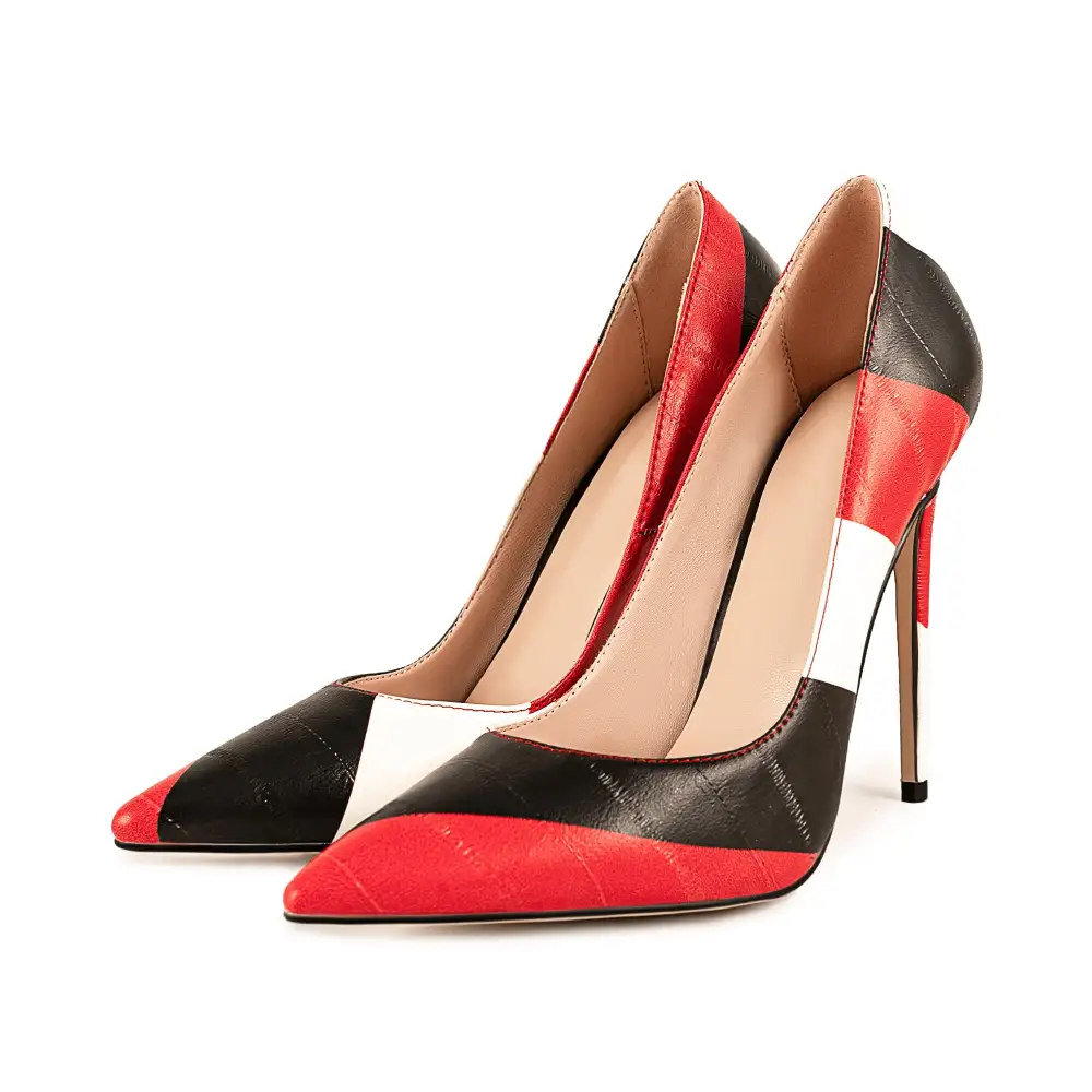 Classic Pointed Toe Stiletto Slip On Pumps