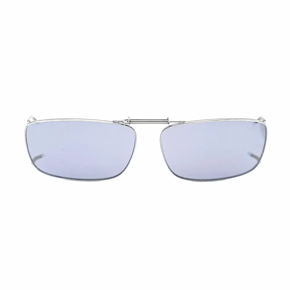 54mm Rectangular Polarized Clip-On Sunglasses