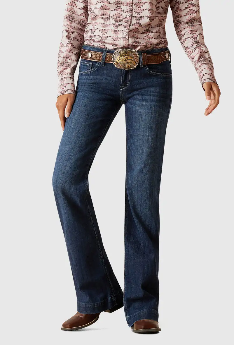 Women's Relaxed Mid Rise Jeans