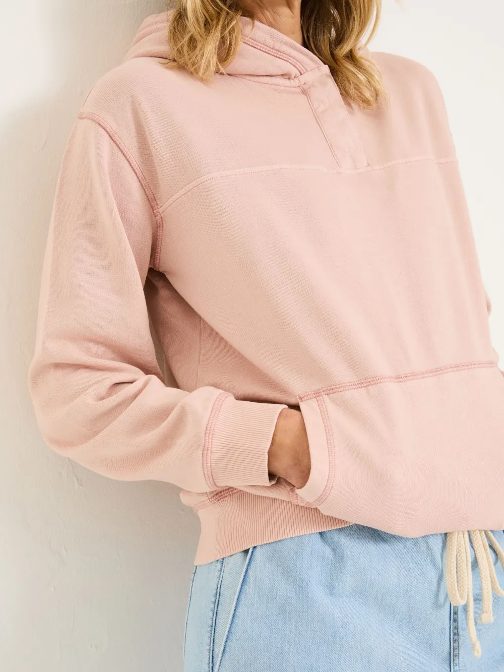 Pink Bex Overhead 100% Cotton Hoodie