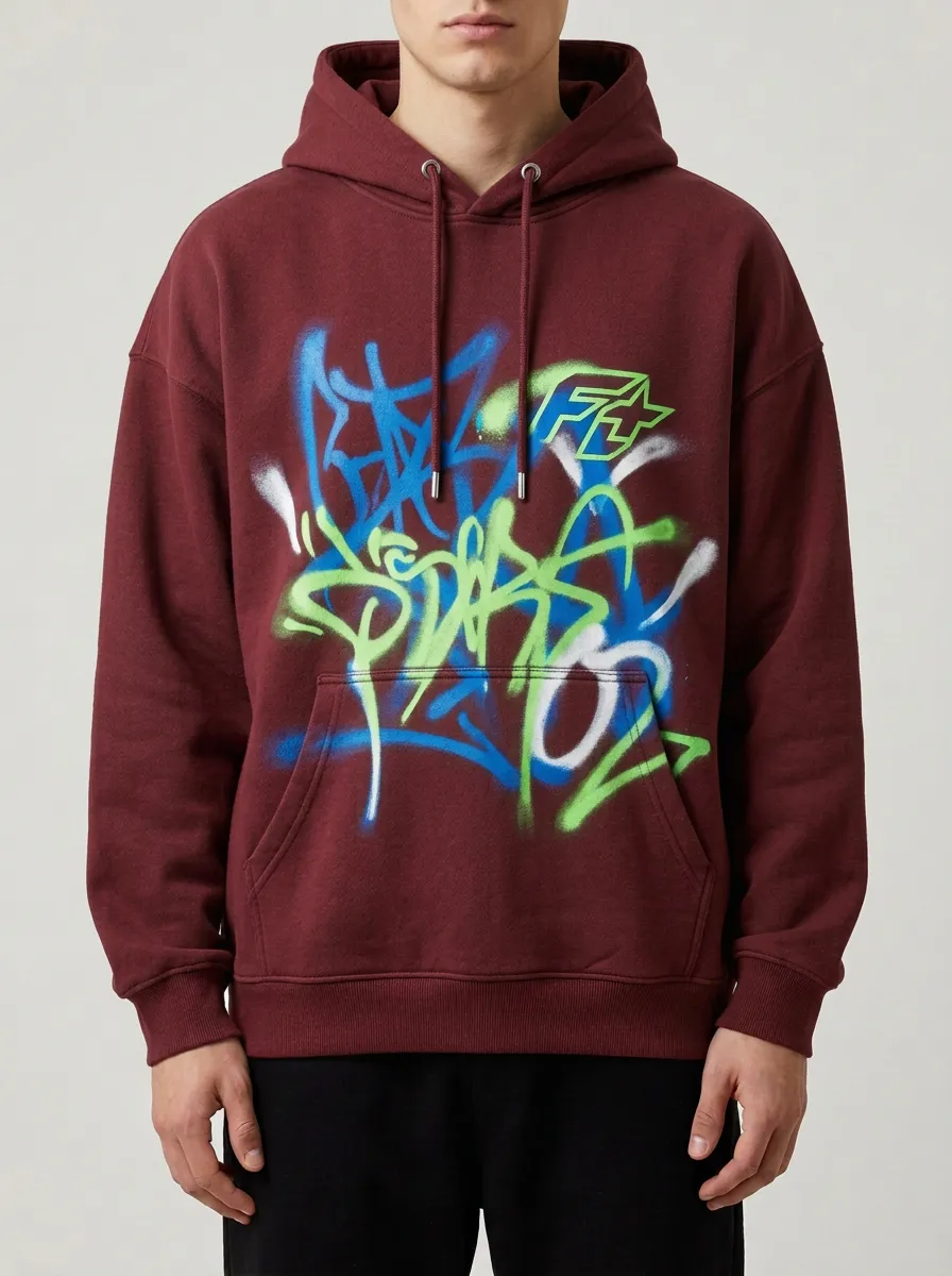 Unisex Street Art Graffiti Graphic Hoodie