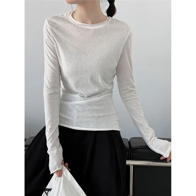 Long Sleeve Round Neck T-Shirt