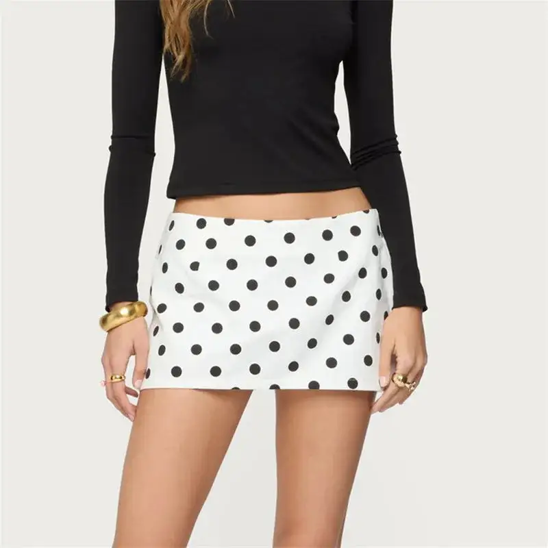 Mini Polka-Dot Skirt