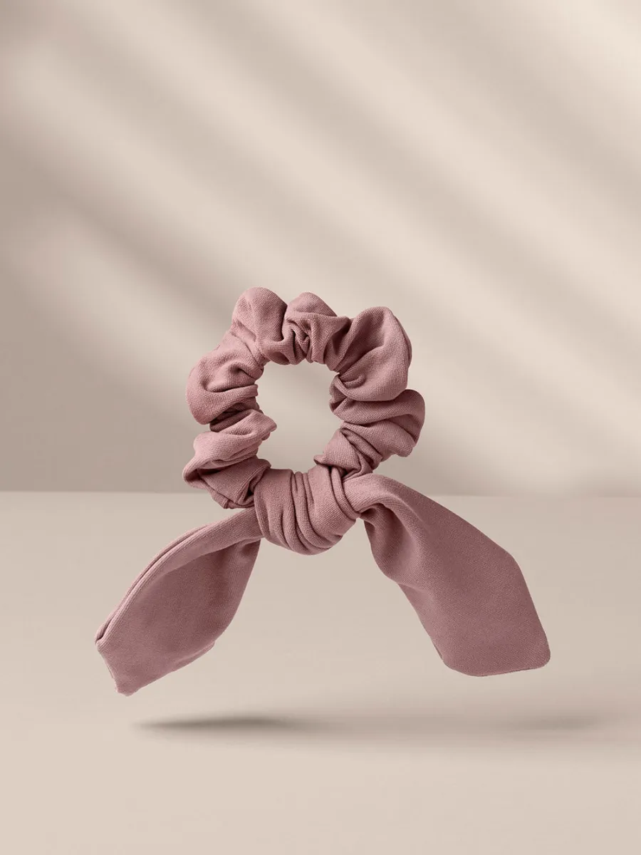 Elegant Bow Scrunchie