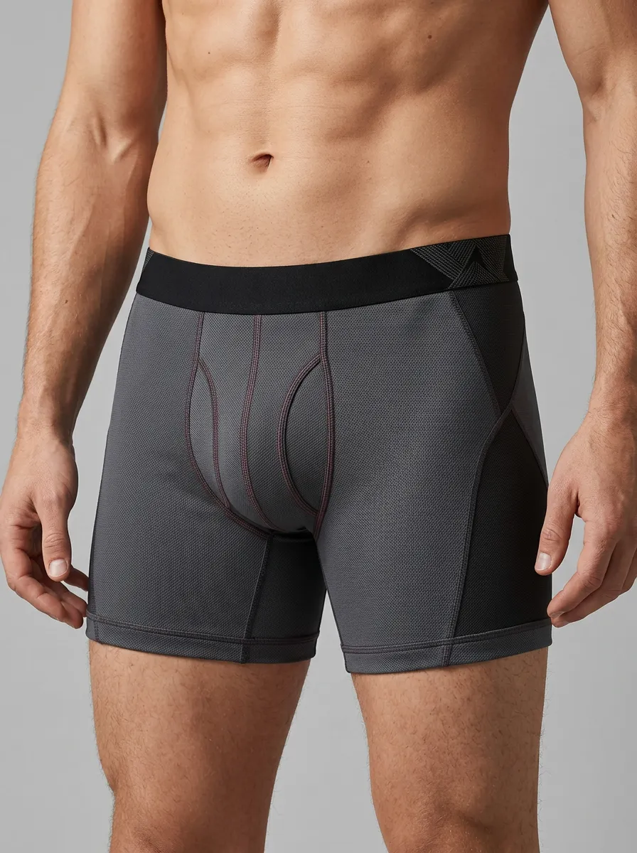 Sport Mesh Performance Athletic Design Men's Boxer Briefs