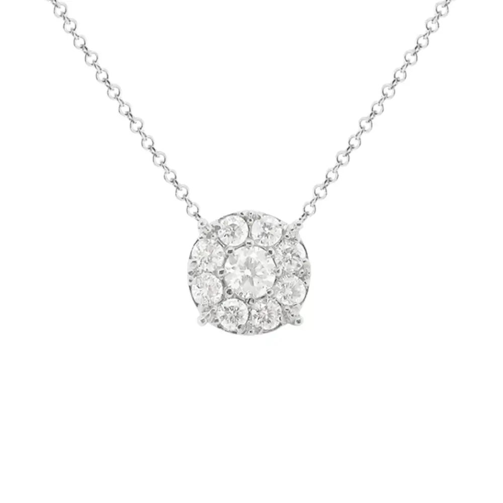 Delicate Statement Diamond Necklace