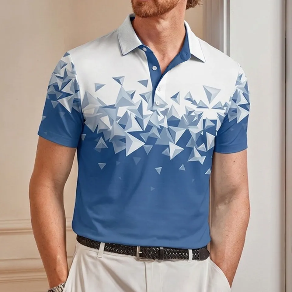 Everyday Sport Short Sleeve Button Up Polo Shirt