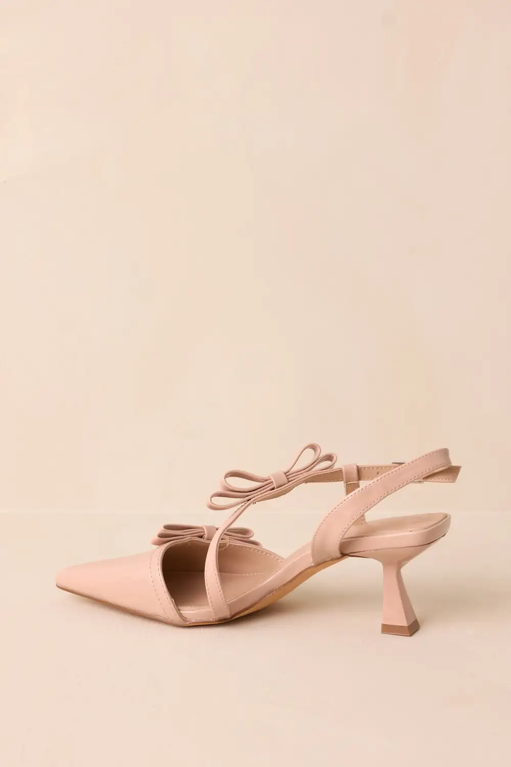 Pointed Toe Kitten Heel Slingback Slingback Heels