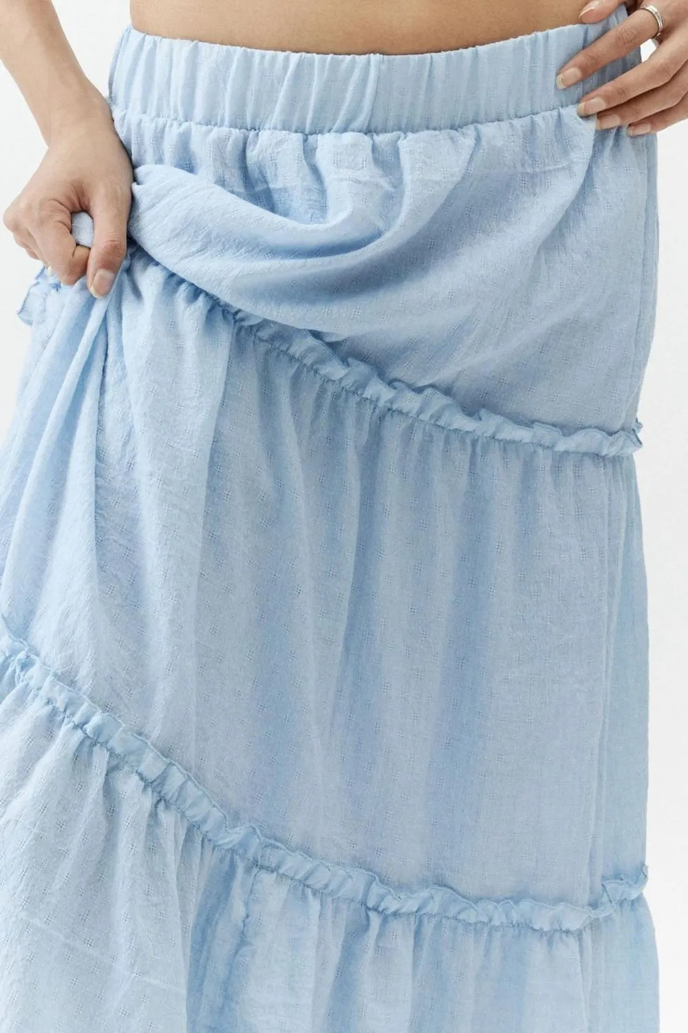 Frill Elastic Skirt