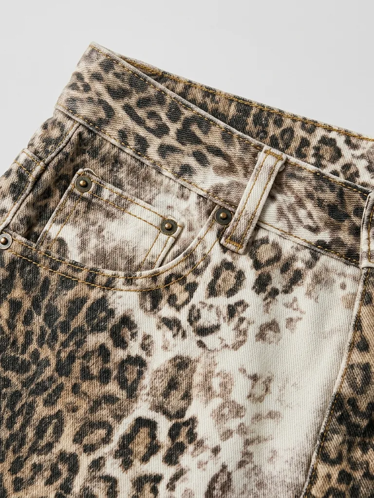 Relaxed Leopard Printed Pants