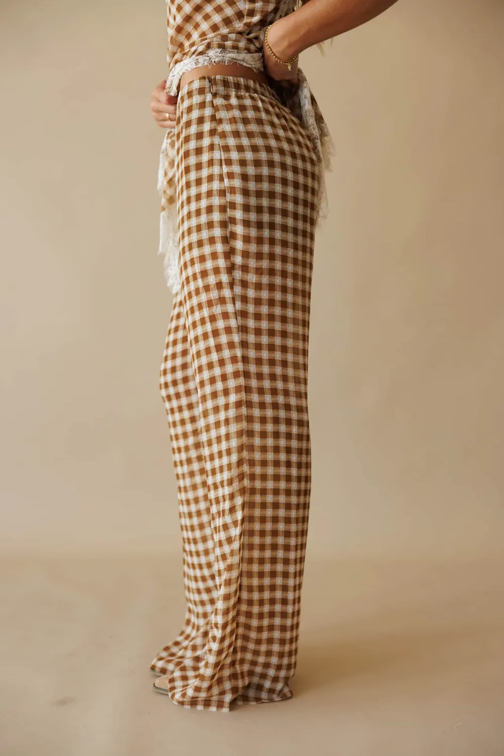 Women's Gingham Pants
