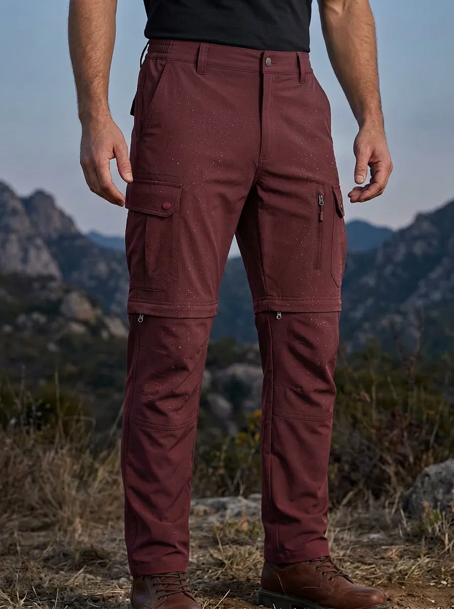 Men's Field Utility Waterproof Zip-Off Tactical Cargo Pants