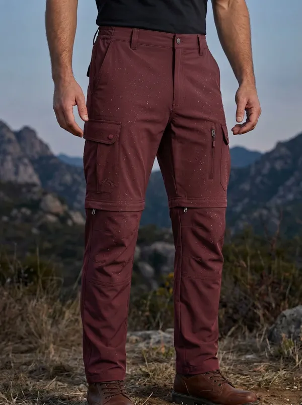 Men's Field Utility Waterproof Zip-Off Tactical Cargo Pants