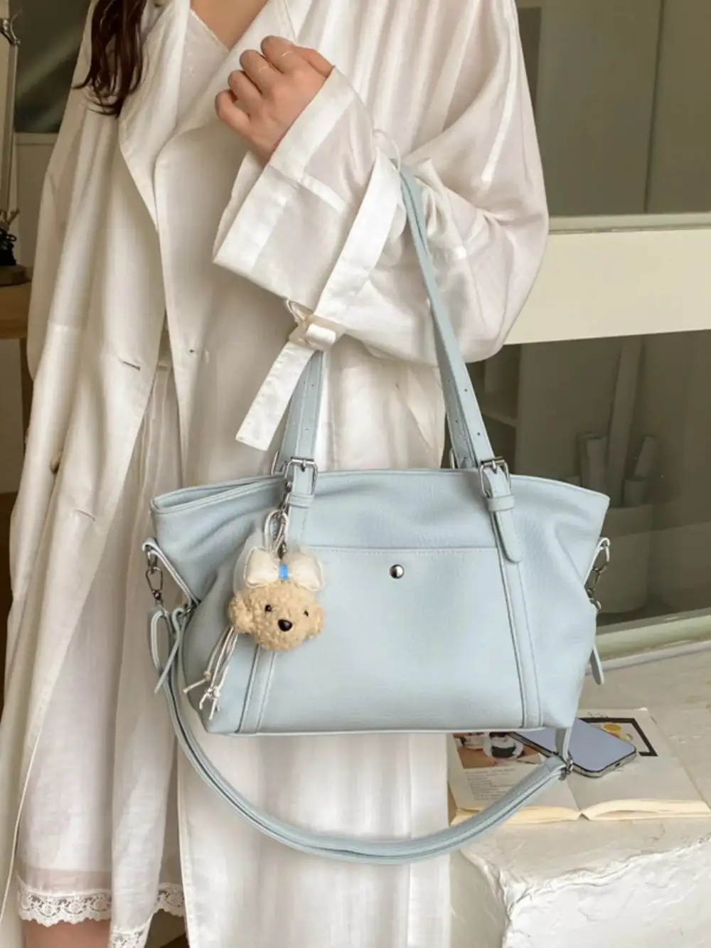 Women's Versatile Faux Leather Handbag