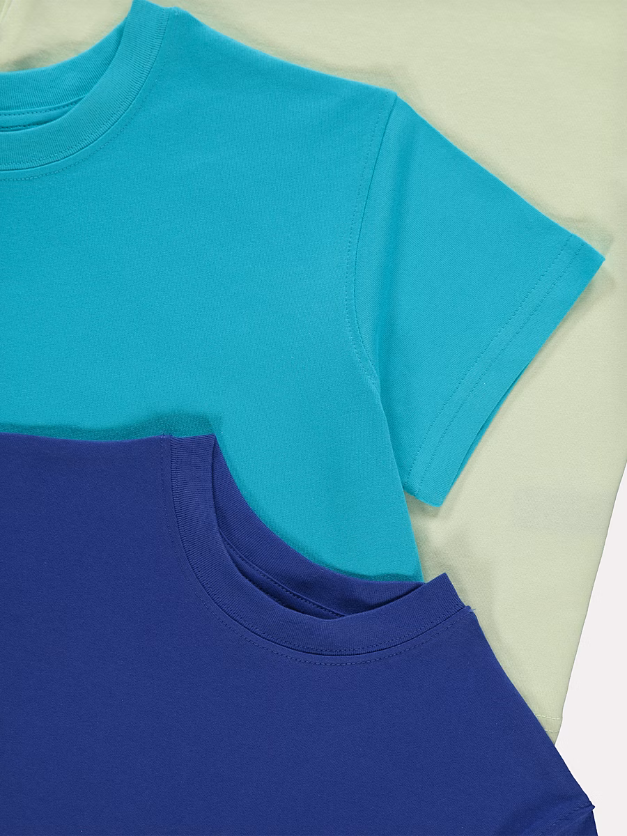 Crew Neck T-shirts 3 Pack detail 1
